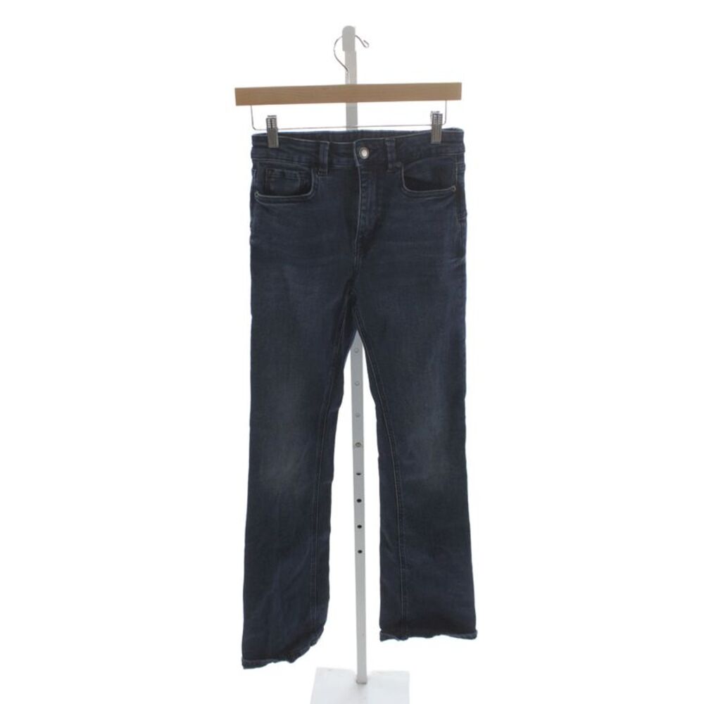 Zara Womens Straight Mid Rise Blue Denim Jeans Size 2